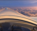 Locurile de avion cu o priveliste mai buna decat a pilotului. Inventia care ofera o vedere panoramica la 10.000 de metri - VIDEO