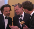 Leonardo DiCaprio a explicat ce s-a petrecut de fapt cand a trecut Lady Gaga pe langa el. S-a amuzat cand a vazut imaginile - VIDEO