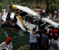 Grav accident in Mexic. 21 de morti si 13 raniti dupa ce un autocar cu fotbalisti s-a prabusit de pe un pod. VIDEO