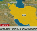 Doua nave de razboi americane, retinute de garzile revolutionare din Iran. Zece marinari, aflati la bord, au fost capturati - VIDEO