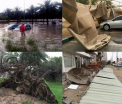 Inundatii puternice in Emiratele Arabe Unite. Ploile torentiale au inchis scolile si au blocat traficul aerian