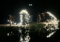 VIDEO. Fire show intr-un parc din capitala. Zeci de oameni au incheiat vara intr-un mod FIERBINTE