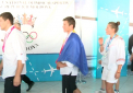Flori, fanfara, sampanie si tort. Cum au fost intampinati olimpicii moldoveni la JO de la Nanjing