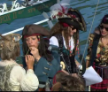 S-au casatorit pe o barca de pirati si si-au jurat iubire pe spaghete. Cum arata prima nunta in stil pastafarian - VIDEO 