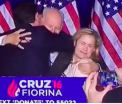 Ted Cruz si-a lovit sotia cu cotul in fata, din greseala, dupa ce a abandonat cursa pentru Casa Alba