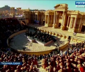 Imagini emotionante la Palmira, dupa indepartarea jihadistilor. Un dirijor a sustinut un concert simfonic, printre ruine - FOTO