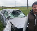 A dat 7000 de euro pe un Audi A8 iar la trei zile l-a facut praf. Cum a scapat soferul doar cu o vanataie. VIDEO