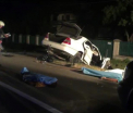 Accident cumplit in Neamt. Trei tineri au murit si inca unul e grav ranit dupa ce au intrat cu masina intr-un cap de pod
