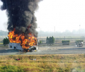 Cel putin 26 de morti, dupa ce un autocar cu turisti a luat foc. Vehiculul se indrepta spre un aeroport din Taiwan - VIDEO