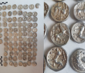 91 de monede geto-dacice din argint, descoperite de un cautator de comori in Vrancea. Ce a facut cu ele - FOTO