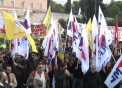 Proteste de amploare in Grecia. Peste 25 de mii de persoane au manifestat fata de masurilor de austeritate