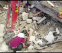 Pisica salvata de sub daramaturi la 16 zile de la cutremurul din Italia. Ce a facut imediat ce a fost luata in brate