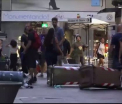 Bataie strasnica la Napoli, intre scutieri si demonstranti de stanga. Ce a provocat altercatia