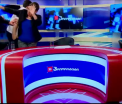 Doi politicieni din Georgia s-au luat la bataie, in timpul unei emisiuni in direct. Reactia prezentatoarei