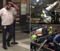 Grav accident feroviar in New Jersey. Un tren a deraiat si a intrat intr-o gara, zeci de oameni sunt raniti - FOTO