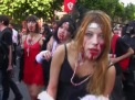 Creaturi infricosatoare in Argentina. Mii de zombie au luat cu asalt strazile capitalei