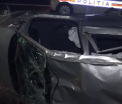 Accident grav pe A1 din Romania, produs de un tanar 18 ani care conducea cu 160km/ora. Iubita sa, care se afla in dreapta, a murit pe loc