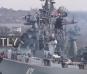 Rusia a trimis un distrugator, puternic inarmat, din Crimeea catre Siria - VIDEO