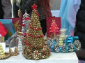 Expozitie hand-made a copiilor cu dizabilitati, la Calarasi. Cum arata bradul facut din paste