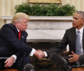 Barack Obama indeamna lumea sa ii "dea o sansa" lui Donald Trump. "Nu se guverneaza totdeauna asa cum s-a facut campanie"