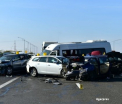 Unsprezece soferi, suspecti in cazul accidentului de pe A2. Toti ar fi depasit viteza regulamentara