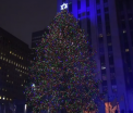 Luminile bradului de Craciun de la Rockefeller Center din New York au fost aprinse. Steaua din varf are 25.000 de cristale - VIDEO 