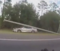 Scene de groaza pe o autostrada din Florida. Motivul pentru care un sofer a condus haotic si a doborat un stalp