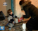 Zi fericita pentru Artiom! Micutul a fost vizitat de oameni cu inima mare care i-au adus daruri - VIDEO