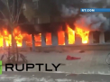 Incendiu intr-o moschee din Suedia: "Focul a fost provocat intentionat". Cinci persoane, ranite