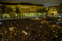 Protest masiv la Budapesta! Ce i-a scos pe oameni in strada - VIDEO