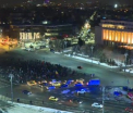 Ziua 13 de proteste din cauza Ordonantei 13. 400 de persoane s-au strans in Piata Victoriei din Bucuresti si pregatesc "Operatiunea tricolorul uman"