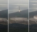 Momentul in care racheta SpaceX Falcon 9 aterizeaza dupa ce a lansat o capsula Dragon catre ISS, surprins cu o drona - VIDEO