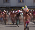 Zeci de biciclisti nud au protestat impotriva schimbarilor climatice si a neatentiei in trafic. Unde a avut loc manifestatia - GALERIE FOTO