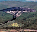 Efectele incalzirii globale: O groapa din Siberia, lunga de un km, creste in fiecare an cu 30m din cauza topirii ghetii