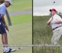 L-a criticat pe Obama ca juca prea mult golf, dar Trump face acelasi lucru. Ce spunea insa in campania electorala