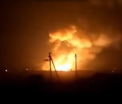 Incendiu masiv la cel mai mare depozit de munitie din Ucraina: explozii si mii de oameni evacuati. Kievul acuza un sabotaj - VIDEO