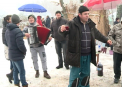 Au gatit iepure la ceaun, au baut vin fiert si au tras la tinta. Cum au sarbatorit vanatorii incheierea sezonului de vanatoare