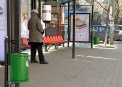 Sunt noi, de culoare verde si made in Moldova. Cum arata cosurile de gunoi instalate in statiile din capitala