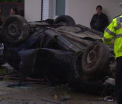 Farsa transformata intr-o dubla tragedie. Doi tineri au luat masina unui prieten si au facut un accident in care au murit
