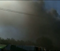 Incendiu puternic intr-o tabara de migranti din insula Lesbos, Grecia. Gestul facut de refugiati in semn de protest