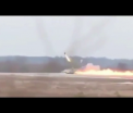 Un avion MIG 29, care era folosit in cadrul unui exercitiu, a luat foc in momentul decolarii. Cum a reactionat pilotul
