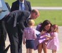 Printesa Charlotte, filmata in timp ce a avut o reactie agresiva. Ce a incercat ducesa de Cambridge sa ii ia din mana