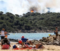 Incendii puternice de vegetatie in sudul Frantei. Peste 10.000 de oameni au fost evacuati peste noapte din calea flacarilor - FOTO