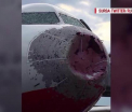 Furtuna puternica la Istanbul: zece persoane au fost ranite. Botul unui avion, distrus de grindina
