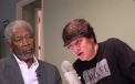 Pustiul de 15 ani care il imita impecabil pe Morgan Freeman. VIDEO