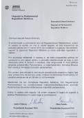 Maia Sandu si Andrei Nastase au transmis o solicitare deputatului PSRM - Eduard Smirnov: "Cerem reluarea in regim de urgenta a sedintei Parlamentului" - DOC