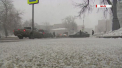 La mijloc de primavara, Moscova a fost acoperita de un strat subtire de zapada - VIDEO
