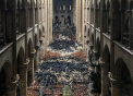 Cum arata interiorul catedralei Notre Dame la o zi dupa incendiul devastator: „Arsa, distrusa si lipsita de turle” - FOTO