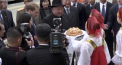 Primele imagini cu Kim Jong-un, din timpul vizitei in Rusia. A fost primit cu paine si sare