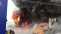 Nor toxic la iesirea din Bucuresti. Un centru comercial a luat foc